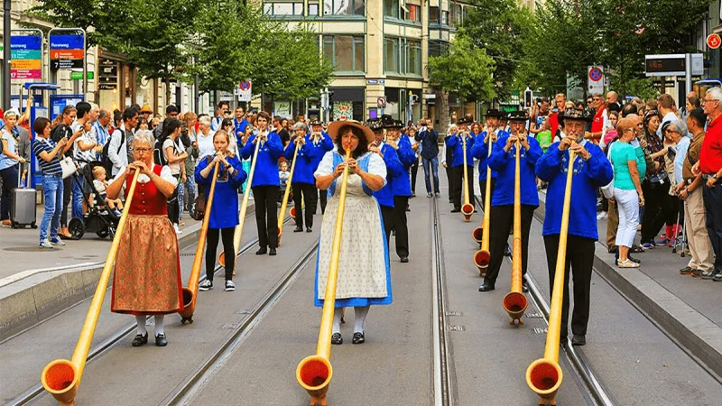 فرهنگ جشن‌ گرفتن سوئیسی ها